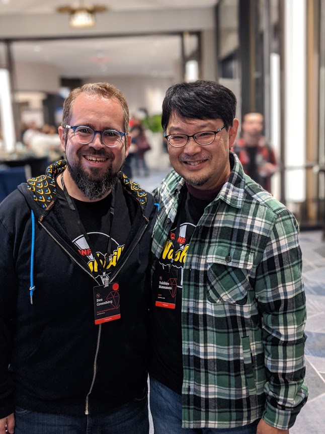 Ben Greenberg with Ruby creator Yukihiro Matsumoto